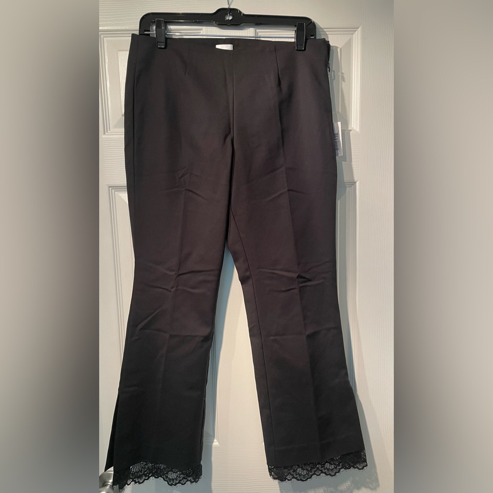 ecru women’s black dress pants Size 8
